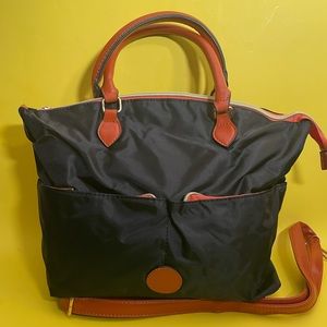 Nylon Large Pocket Satchel